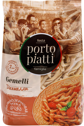 Макароны PORTO PIATTI Джемелли, 400г, картинка