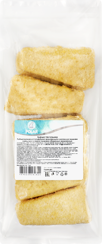 Треугольники рыбные POLAR в панировке, 1кг, вид