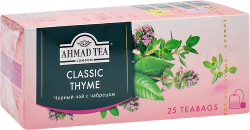 Чай черный AHMAD TEA Чабрец классический, 25пак, вид