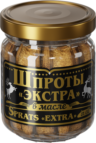 Шпроты ВКУСНЫЕ КОНСЕРВЫ в масле, Экстра, 100г, фото