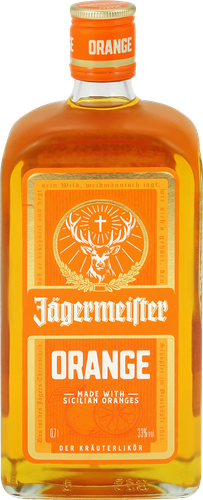 Ликер JAGERMEISTER Orange 33%, десертный, 0.7л, вид