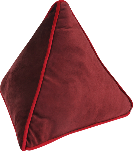 Подушка декоративная HOMECLUB Velvet треугольник, бежевая, Арт. CJ1224-3, крупный план