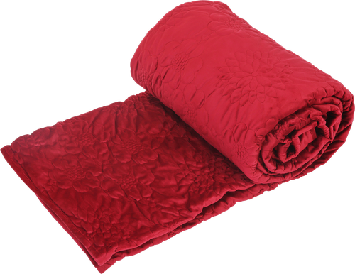 Покрывало двустороннее HOMECLUB Velvet 200х220см, цвет бордо, ультрастеп, Арт. CS1224-3, картинка