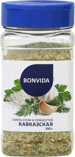 Соль с пряностями BONVIDA Кавказская, 350г, картинка