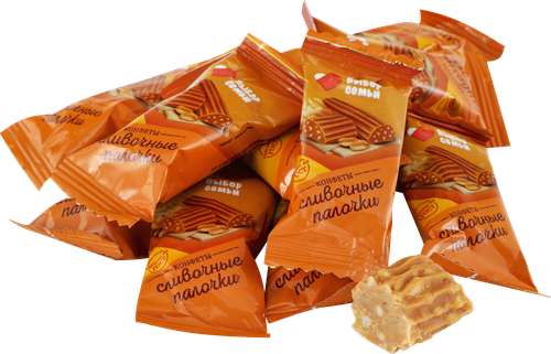 Конфеты ВЫБОР СЕМЬИ Сливочные палочки, весовые, фото