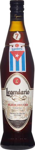 Напиток спиртной LEGENDARIO Элексир Де Куба на основе рома 34%, 0.7л, вид
