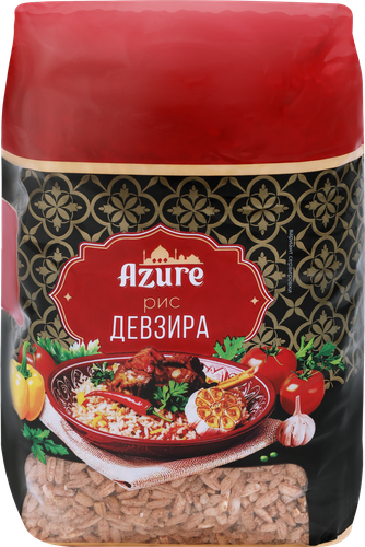 Рис слабошлифованный AZURE Девзира, 500г, детальное фото