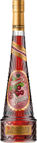Настойка ГОСУДАРЕВ САД Вишня 20%, сладкая, 0.5L, фото