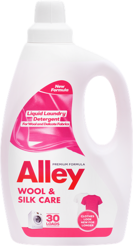 Средство для стирки ALLEY Шерсть и шелк, 1.5л, картинка