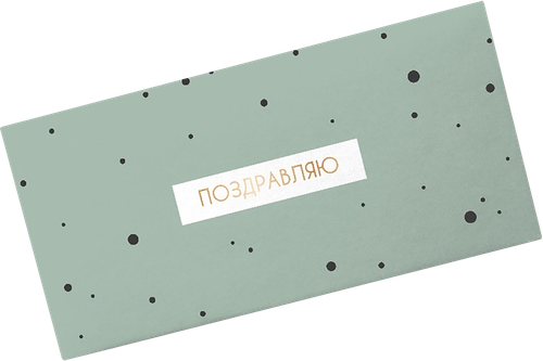 Открытка-конверт CITY HOME TRADE д/денег c эффектом 16,7х8,2, фотография