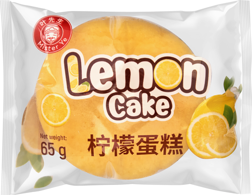 Кекс LEJINJI со вкусом лимона, 65г, вид