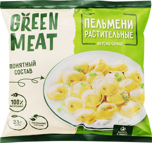 Пельмени растительные GREEN MEAT, 300г, картинка