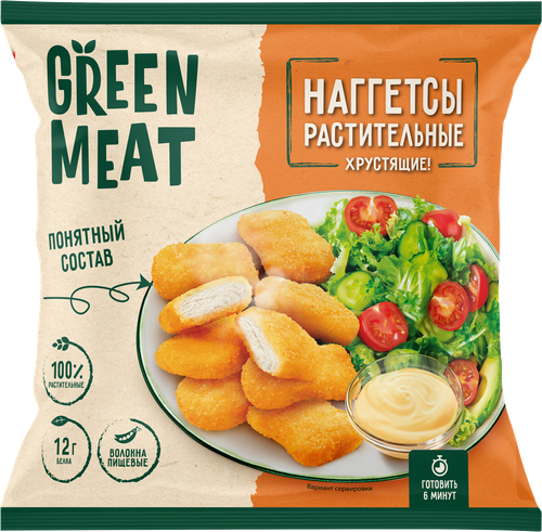 Наггетсы растительные GREEN MEAT, 200г, фотография