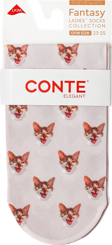 Носки женские CONTE Fantasy/Фантазия, с рисунком 143, Арт. 17С-34СП, изображение