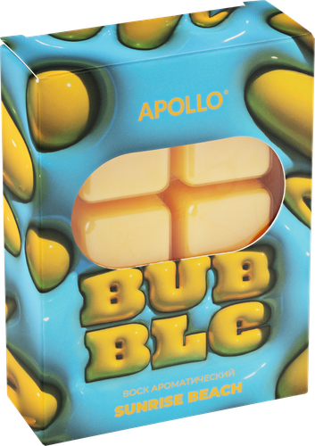 Воск ароматический APOLLO Bubble Sunrise beach, Арт. BBB-06, фотография
