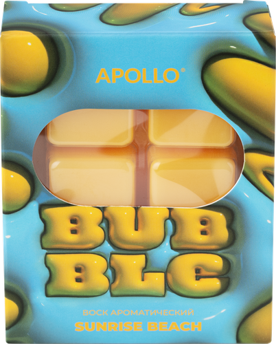 Воск ароматический APOLLO Bubble Sunrise beach, Арт. BBB-06, фото