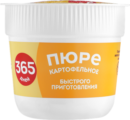 Пюре картофельное 365 ДНЕЙ со вкусом курицы, 38г, вид