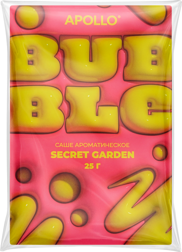 Саше ароматическое APOLLO Bubble Secret garden, Арт. BBB-26, 25г, фото