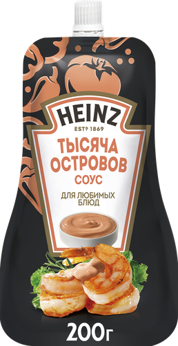 Соус HEINZ Тысяча островов, 200г, крупный план
