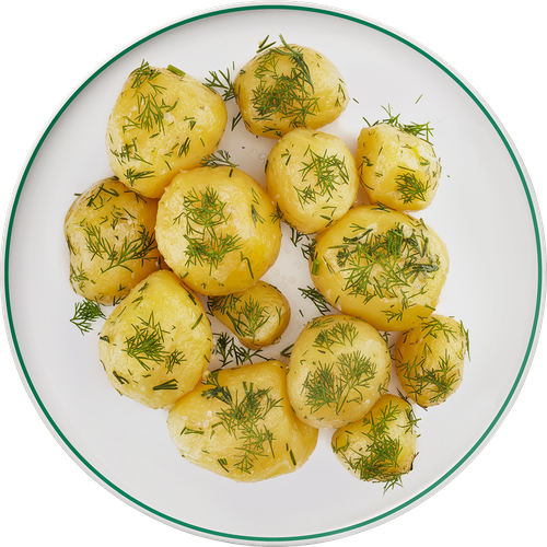 Картофель отварной с укропом ЛЕНТА FRESH, весовой, детальное фото