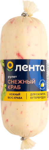 Рулет крабовый ЛЕНТА Снежный краб, 200г, детальное фото