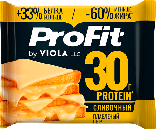 Сыр плавленый VIOLA ProFit Сливочный высокобелковый, без змж, 140г, фотография