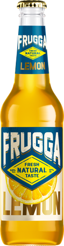 Напиток пивной FRUGGA Lemon фильтрованный пастеризованный 6,5%, 0.4л, фото