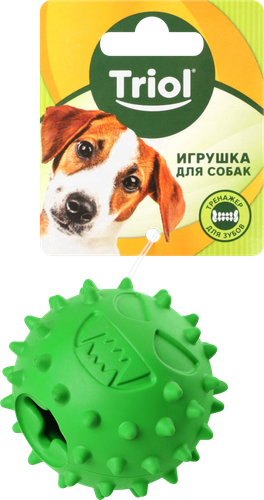 Игрушка для собак TRIOL Мяч-космос 61мм, крупный план