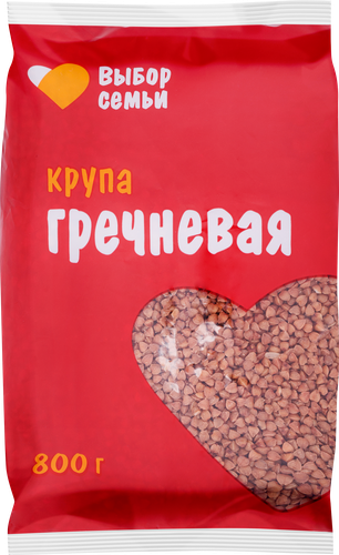 Крупа гречневая ВЫБОР СЕМЬИ, 800г, фото