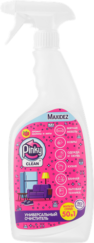 Очиститель универсальный MAXIDEZ Pinky Clean для любых поверхностей, 500мл, крупный план