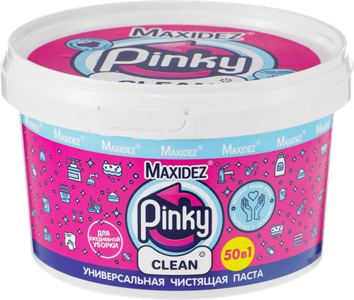 Паста чистящая MAXIDEZ Pinky Clean с ароматом черники и йогурта, 800г, детальное фото