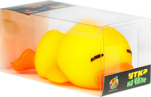 Игрушка 1TOY Крутой замес, утка на расслабоне, Арт. Т26369, крупный план