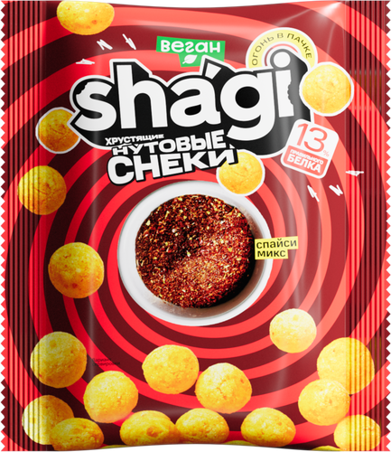 Снэки нутовые SHAGI со вкусом спайси микс, 50г, изображение