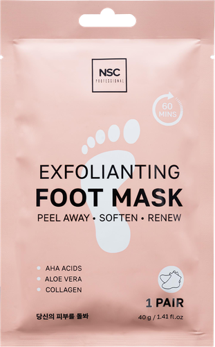 Маска-носочки для ног NAME SKIN CARE Professional отшелушивающая, 40г, картинка