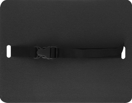 Сидушка туристическая ACTIWELL 34х27х1см, с фольгированным материалом и карабином, крупный план