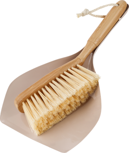 Набор для уборки HOMECLUB Wood, совок со сметкой, бамбук, металл, Арт. B9010A, вид