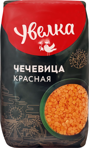 Чечевица красная УВЕЛКА, 450г, изображение