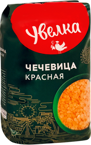 Чечевица красная УВЕЛКА, 450г, фото