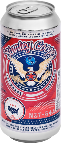 Пиво светлое STANLEY COOPER фильтрованное пастеризованное 5,2%, 0.473л, фотография