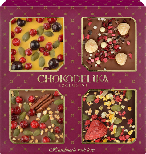 Шоколад CHOKODELIKA Палитра вкусов, 140г, крупный план