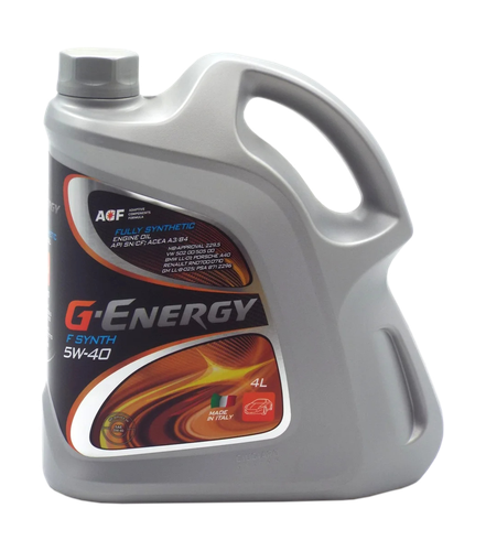 Масло моторное синтетическое G-ENERGY F Synth 5W-40, 4л, картинка