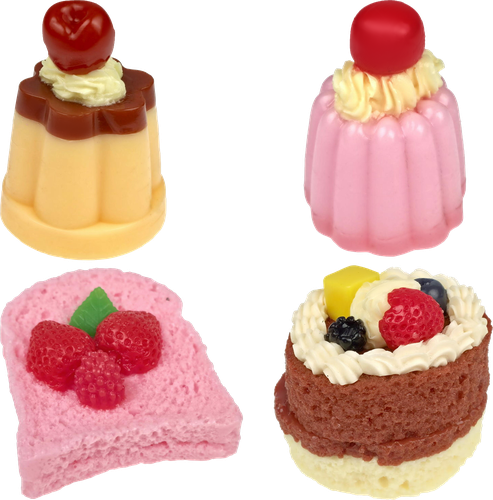 Игрушка 1TOY Няшка-вкусняшка пирожные в ассортименте, Арт. Т26423, крупный план