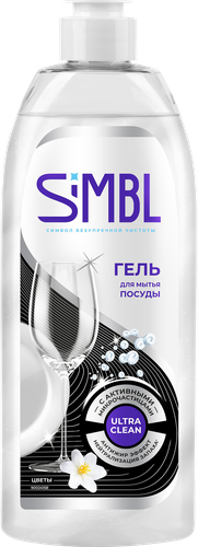 Гель для мытья посуды SIMBL с ароматом цветов, 450мл, детальное фото