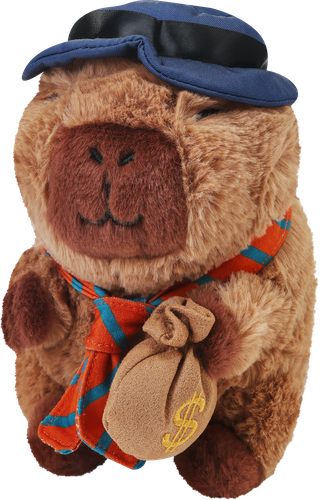 Игрушка мягкая BIGGA Капибара в одежде, 20см, Арт. 255-261A-8'', крупный план
