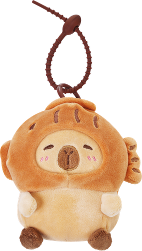 Игрушка мягкая BIGGA Капибара, 11см, с подвесом, Арт. 255-101A-4.5'', изображение