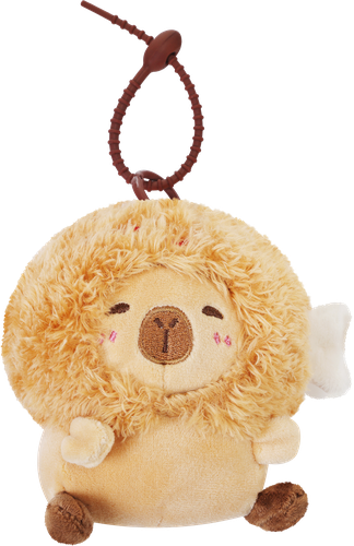 Игрушка мягкая BIGGA Капибара, 11см, с подвесом, Арт. 255-101A-4.5'', крупный план