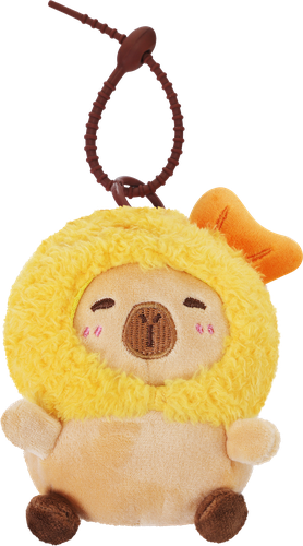 Игрушка мягкая BIGGA Капибара, 11см, с подвесом, Арт. 255-101A-4.5'', изображение
