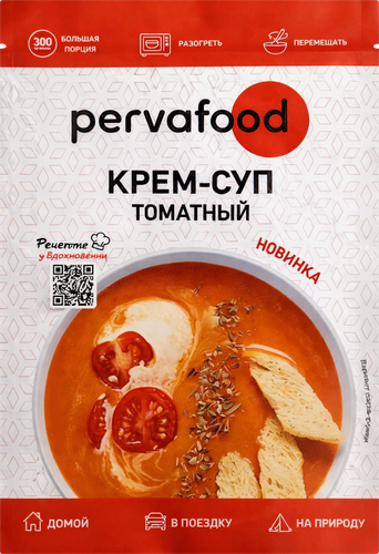 Крем-суп PERVAFOOD Томатный, 300г, фотография