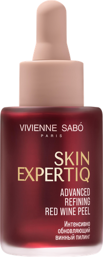 Пилинг для лица VIVIENNE SABO Skin Expertiq интенсивно обновляющий, винный, 33мл, вид
