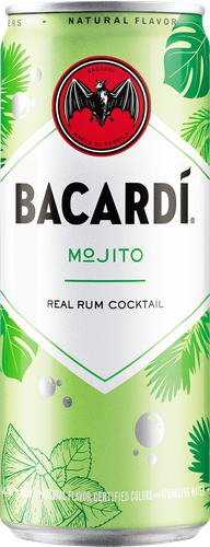 Напиток слабоалкогольный BACARDI Mojito, с ароматом лайма и мяты 5%,  0.25л
